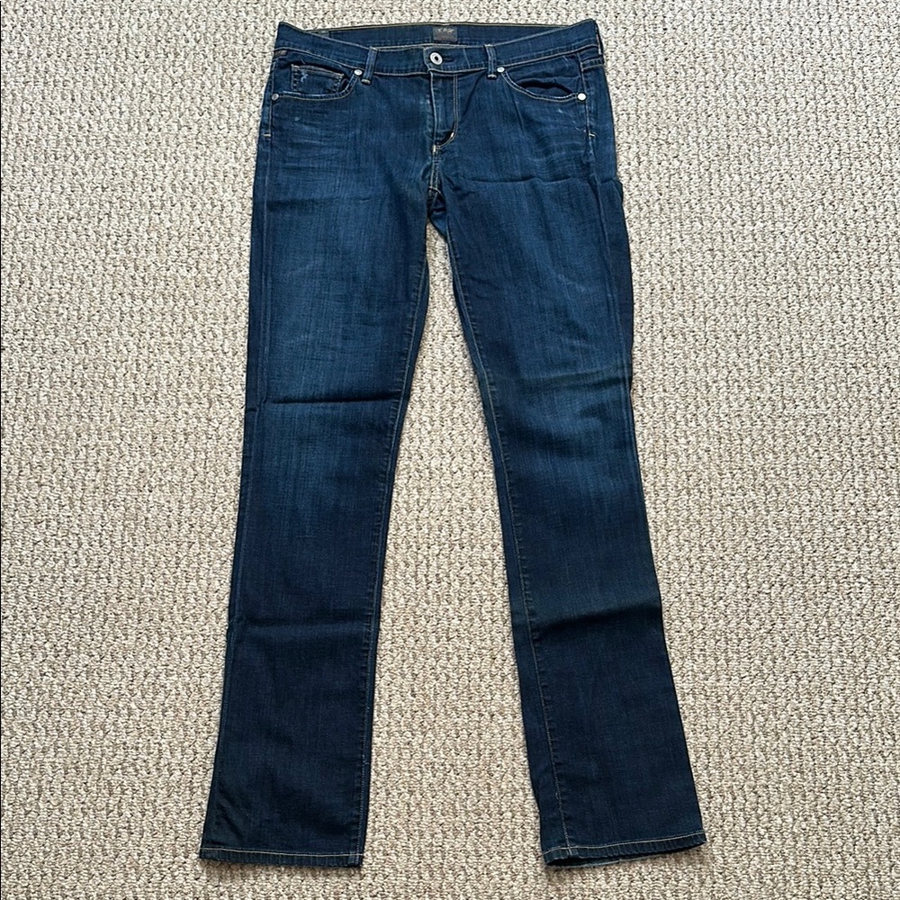 Dark Blue Denim Jeans